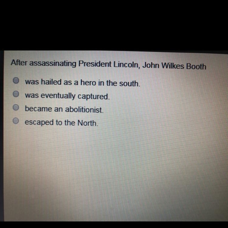 After assassinating President Lincoln, John Wilkes Booth-example-1