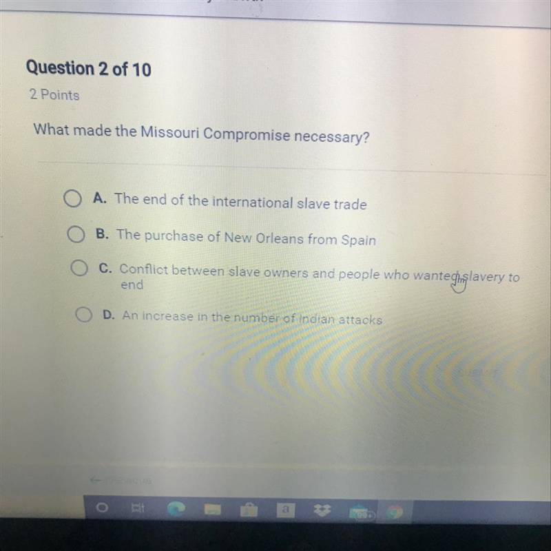 What made the Missouri Compromise necessary?-example-1