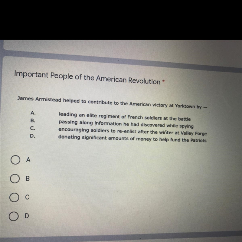 HELP ME ON HISTORY HMK ABOUT THE AMERICAN REVOLUTION-example-1