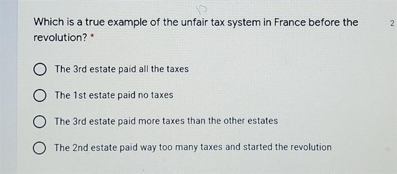 I REALLY NEED IT PLEASE HELP!! Which is a true example of the unfair tax system in-example-1