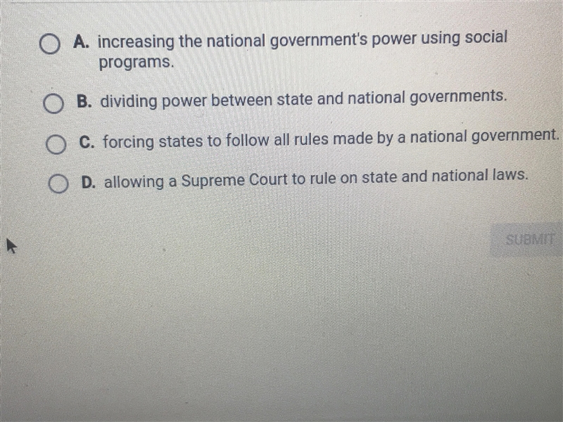 The term federalism refers to:-example-1