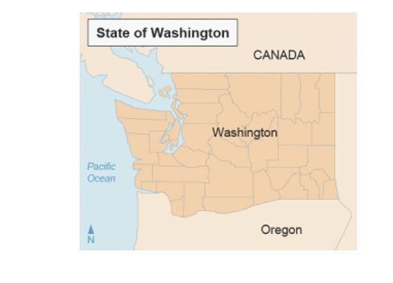 The map shows the state of Washington. What do the lines within Washington indicate-example-1