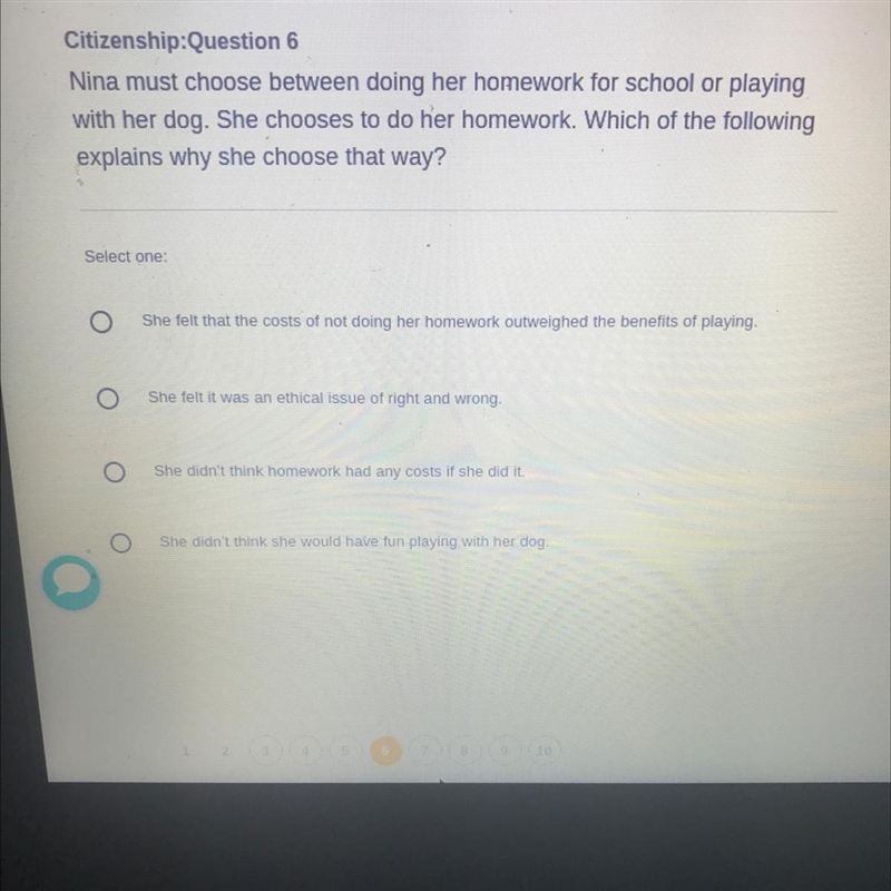 (HELP NEEDED )Nina must choose between doing her homework for school or playing with-example-1