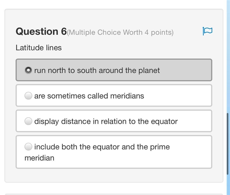 What’s true about latitudes lines, I didn’t mean to press that answer-example-1