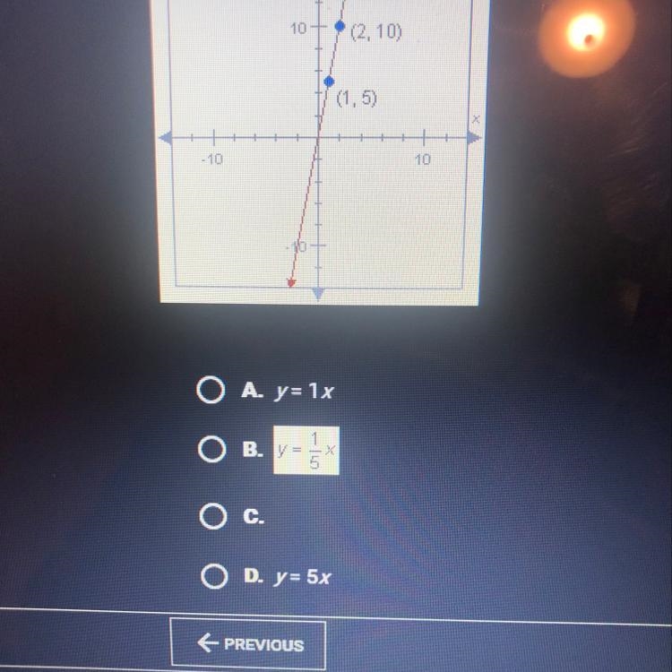 Find the equation of the line below.-example-1