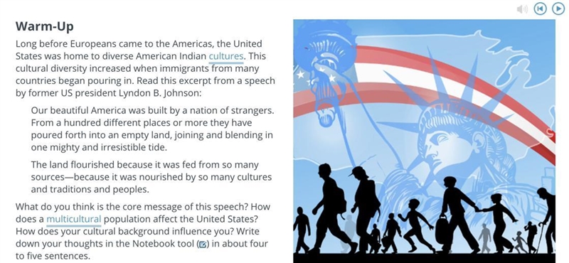 How does a multicultural population affect the United States-example-1