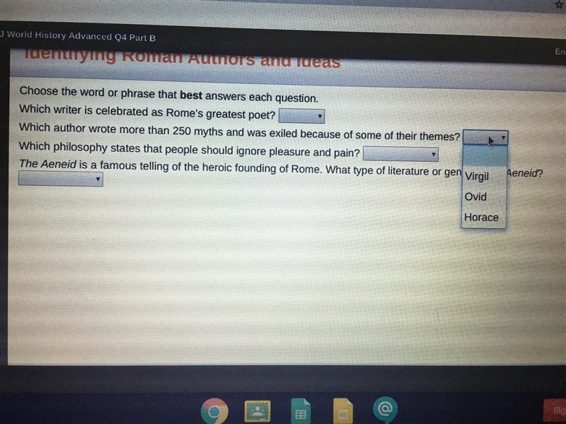 Choose the word or phrase that best answers each question. Need answer ASAP please-example-2