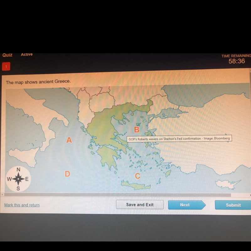 HURRYYYYYYWhich letter identifies the Aegean Sea?-example-1