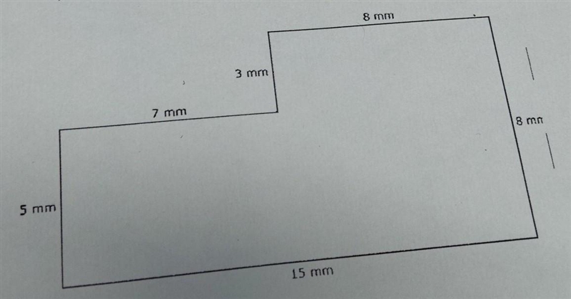 Find the perimeter of the compound figure below ​-example-1