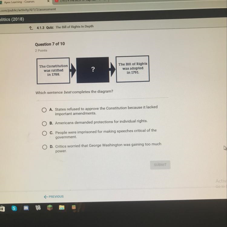 Which sentence best completes the diagram?-example-1