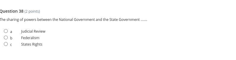 The sharing of powers between the National Government and the State Government .......-example-1