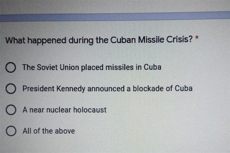 What happened during the cuban missile crisis? ​-example-1