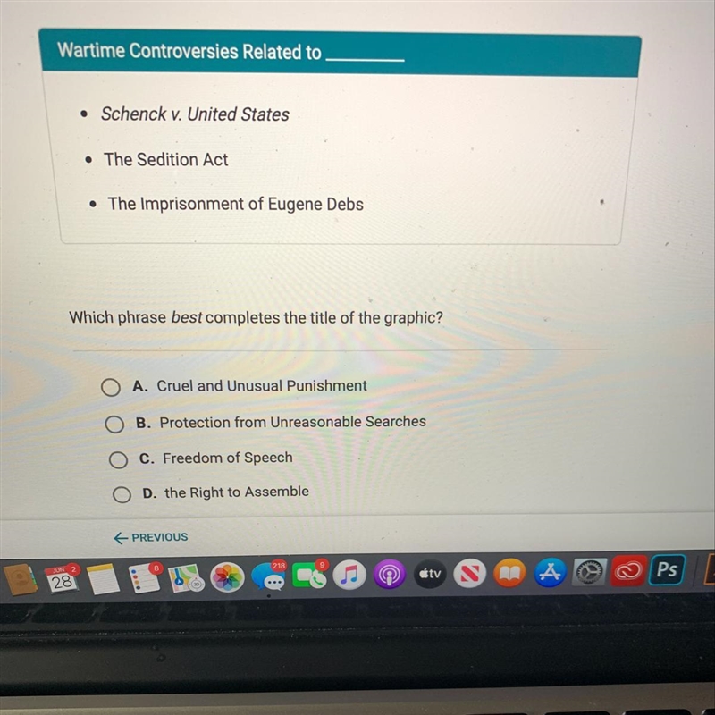 Wartime Controversies Related to • Schenck v. United States • The Sedition Act • The-example-1