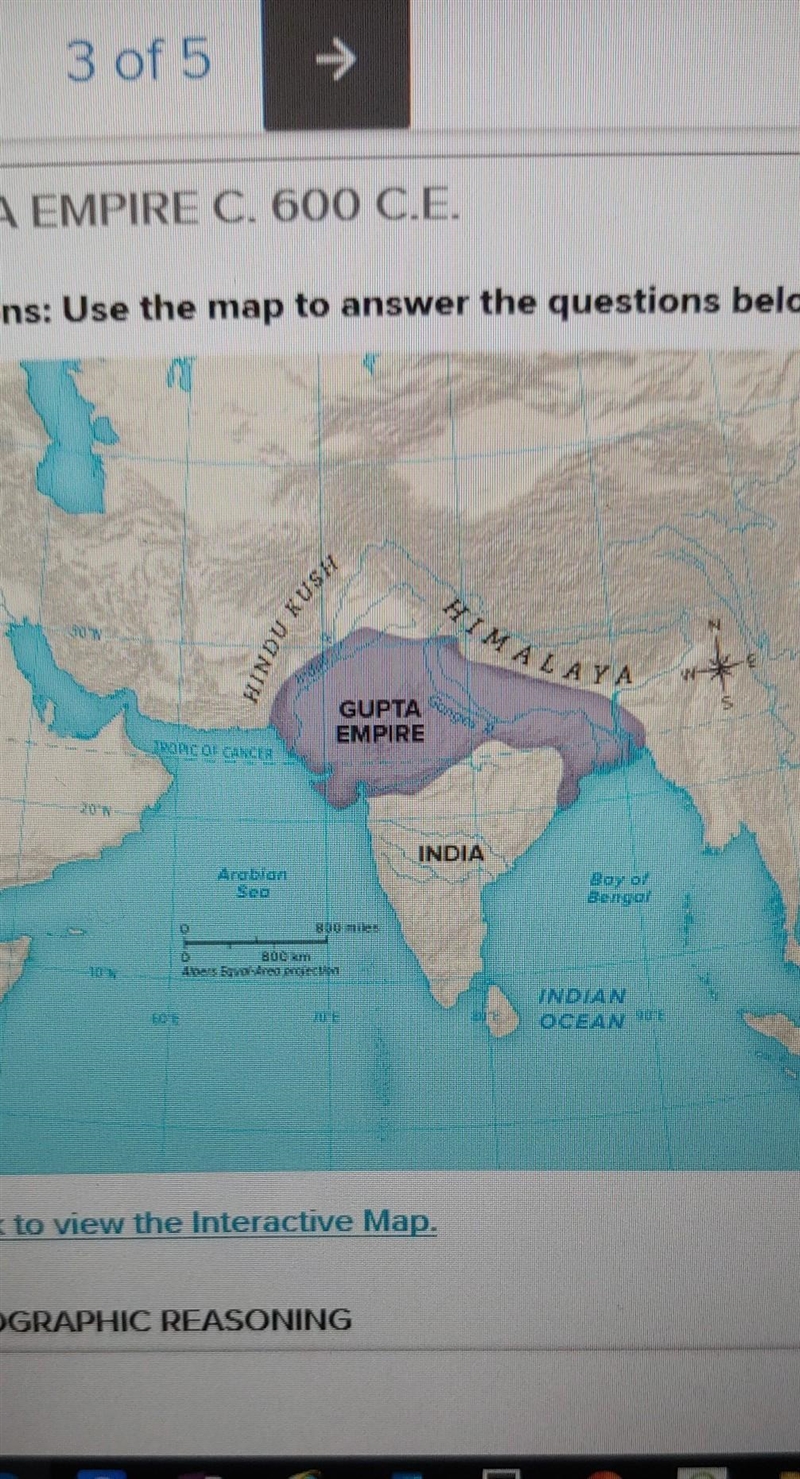 Where was the gupta empire located? Around what river valleys was it formed? Please-example-1