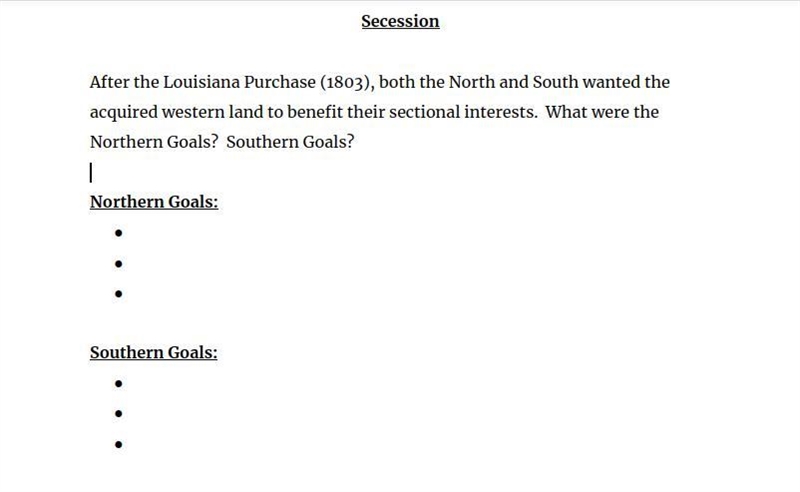 After the Louisiana Purchase (1803), both the North and South wanted the acquired-example-1