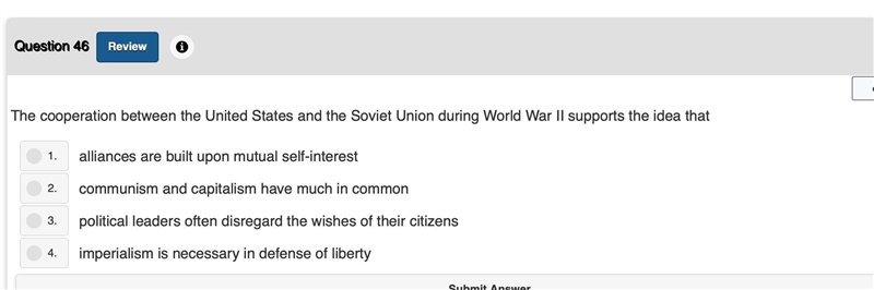 For number 46, please pick 1,2,3 or 4 as the answer. Thank you!-example-1