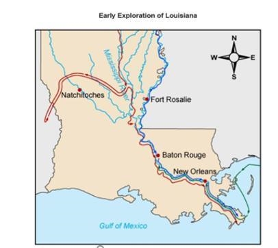 Louisiana History question, help! According to source 1, what common feature did De-example-1