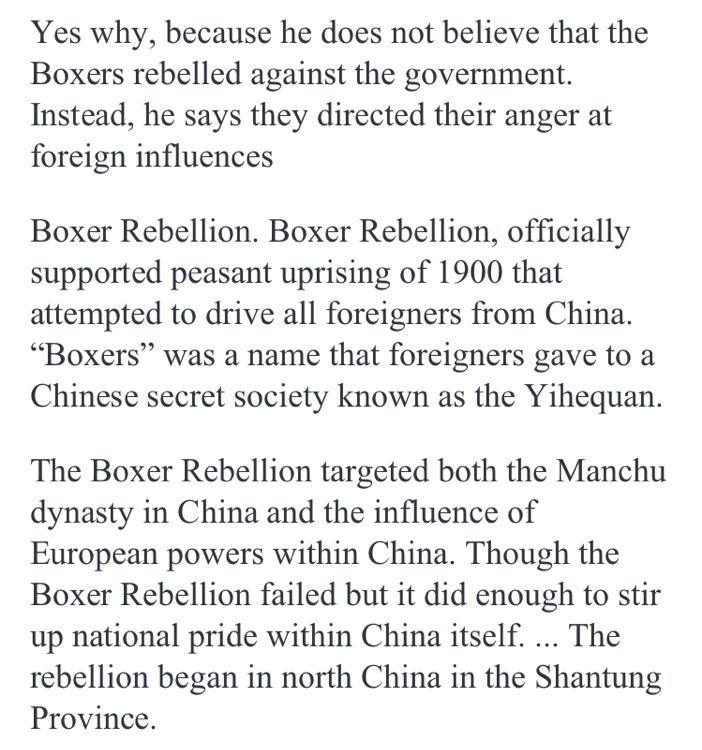 Why does esherick say the name boxer rebellion is inaccurate-example-1