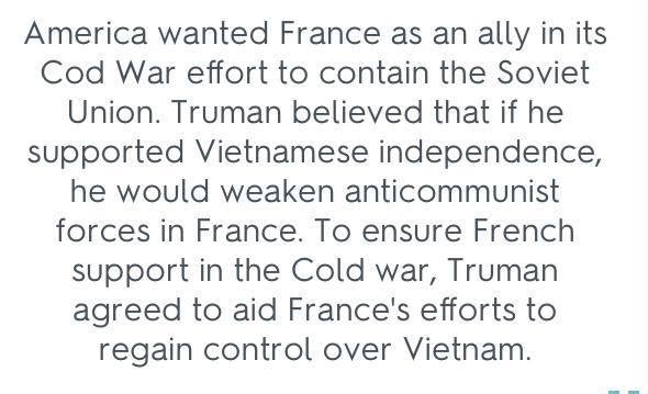 Why was supporting the French in indochina problematic for president truman?-example-1