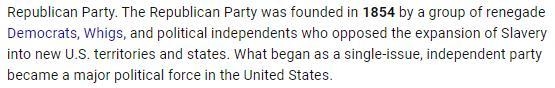 When was the Republican Party formed-example-1