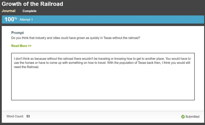 Do you think that industry and cities could have grown as quickly in Texas without-example-1