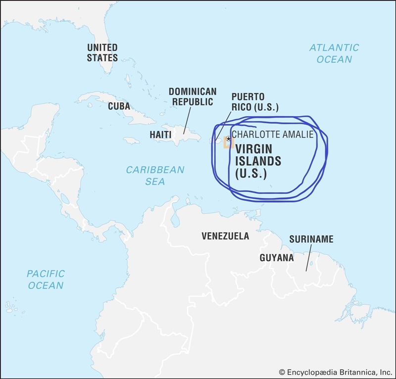 The U.S. Virgin Islands is a U.S. territory that is southeast of the mainland United-example-1