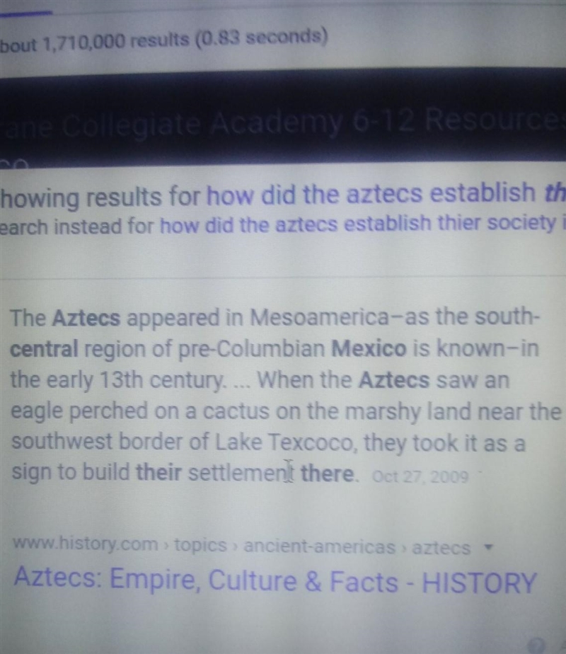 How did the Aztecs establish their society in central Mexico-example-1