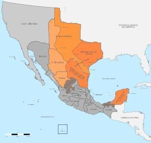 What were the boarders of Mexico in 1830-example-1