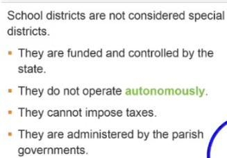 How are school districts different from special districts? Check all that apply. School-example-1