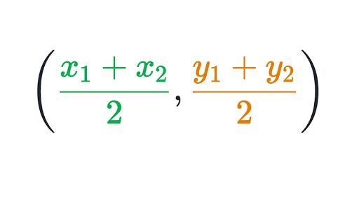 What is midpoint formula for geometry-example-1