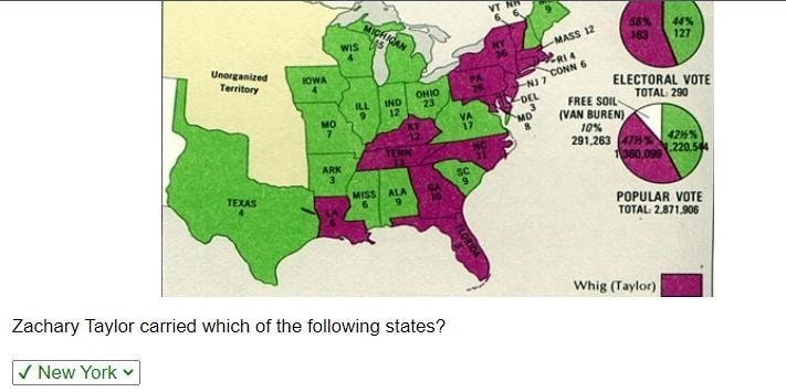 Zachary Taylor carries which of the following states-example-1