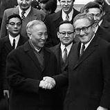 Which goal was established by the Paris Peace Accords in 1973? A.)uniting Vietnam-example-1