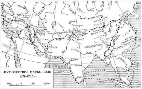 Which event is depicted in this map? A) Marco Polo's travels through Asia B John Cabot-example-1