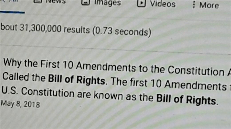 The first 10 amendments to the constitution protect individual rights.what are they-example-1