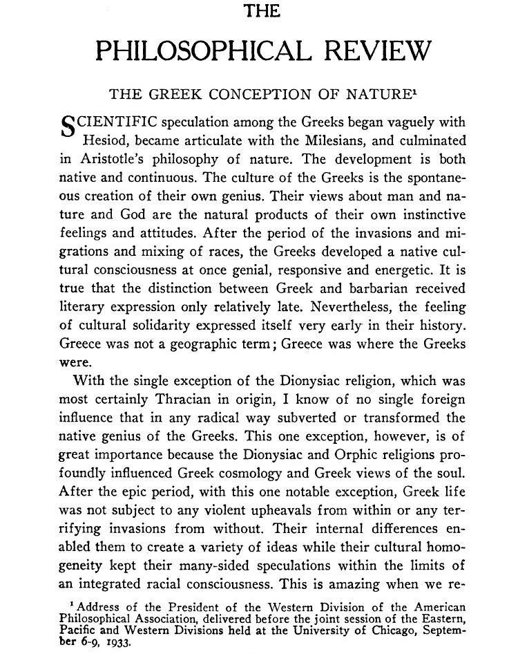 How did the early greeks explain the forces of nature?-example-1