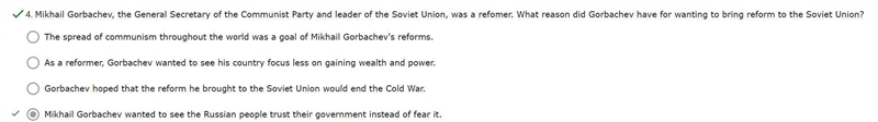 * PLEASE ANSWER * Mikhail Gorbachev, the General Secretary of the Communist Party-example-1