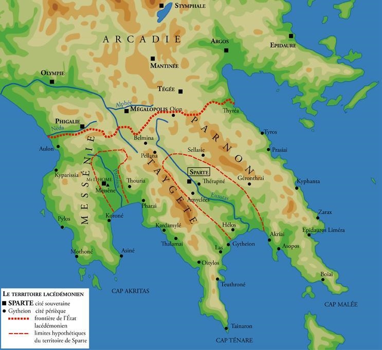 What was the geography of Sparta-example-1