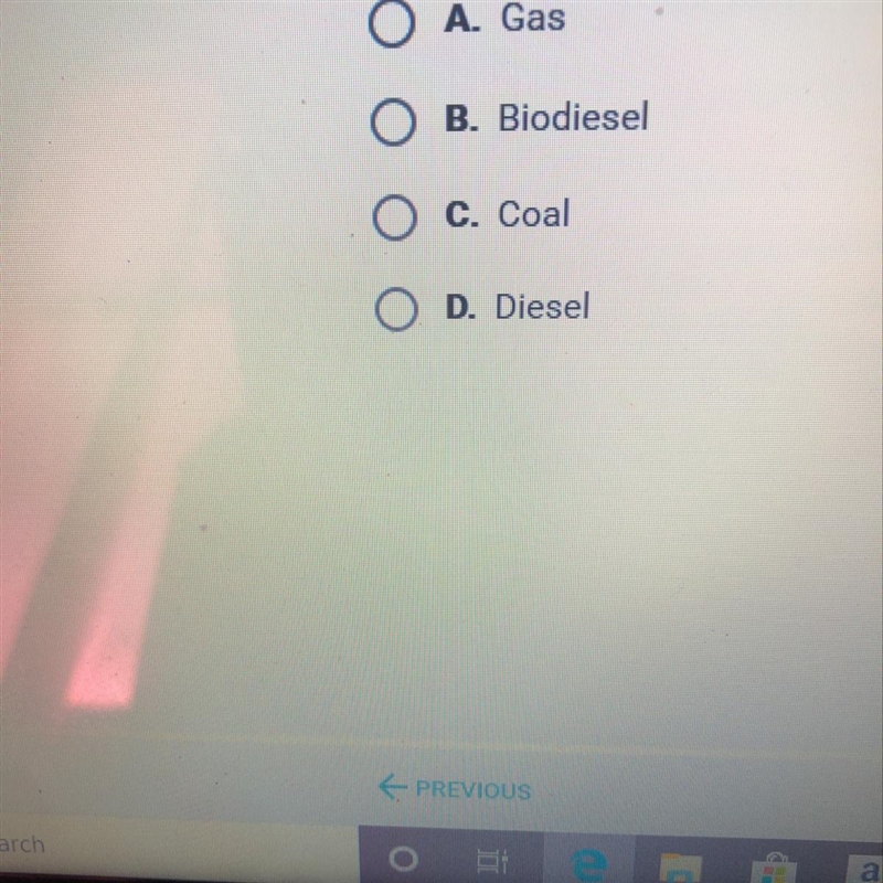 Which of these is not a fossil fuel?-example-1