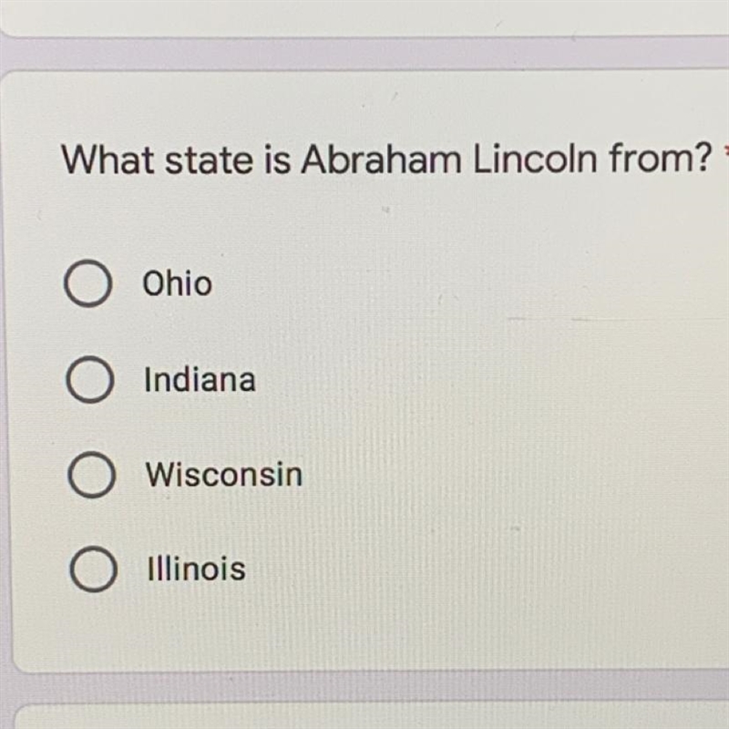 What state is abraham lincoln from?-example-1