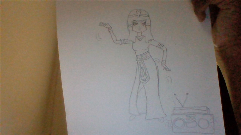 How does your drawing reflect the Egyptian canon? i don't understand what this question-example-1