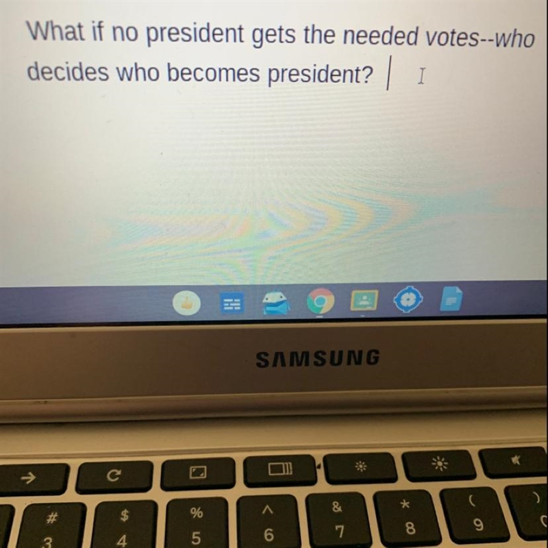 What if the president does not get the needed votes, who decides who becomes president-example-1