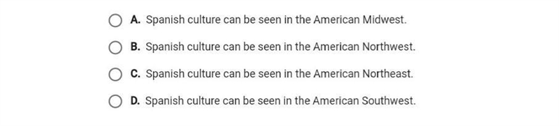 Which of these is a modern day result of the spanish colonization of the Americas-example-1