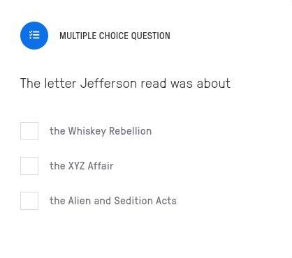 The letter Jefferson read was about-example-1