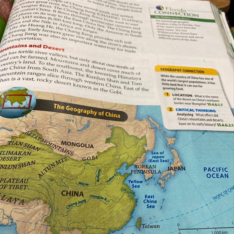 I need help plz This will be worth 100 points Geography Connection I need help with-example-1