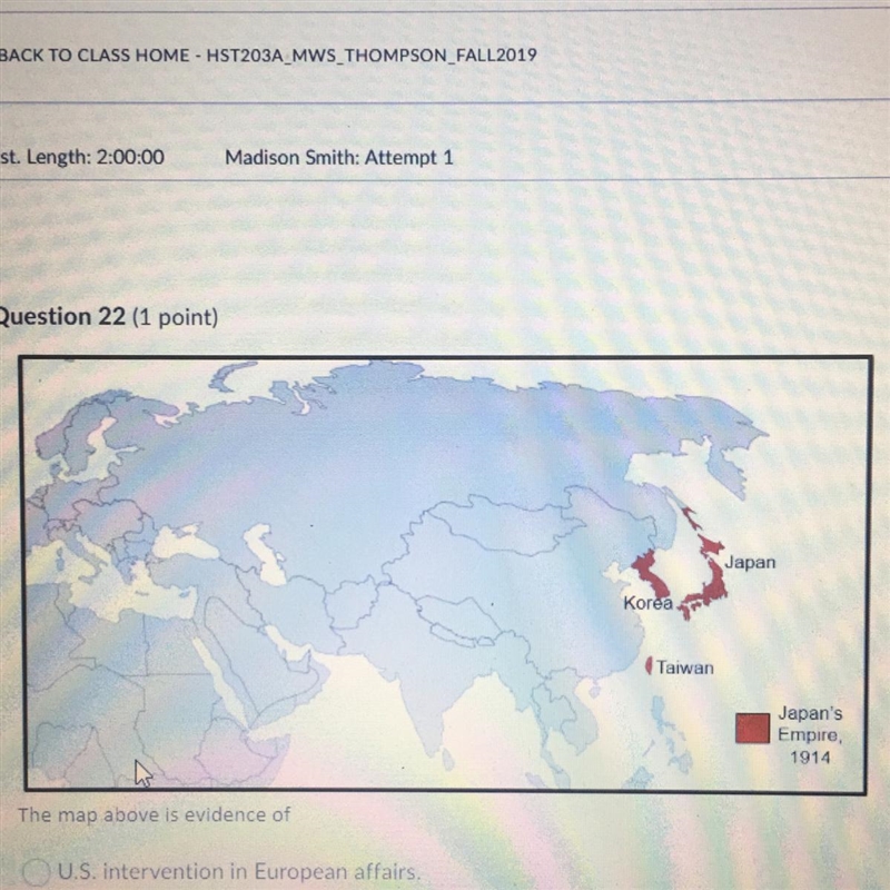 The map above is evidence of U.S. intervention in European affairs. Industrial policies-example-1