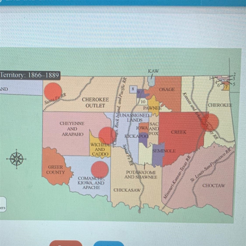 Select the correct location on the map. Where was Fort Supply located?-example-1