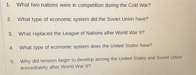 Can someone please help me on these five questions?-example-1