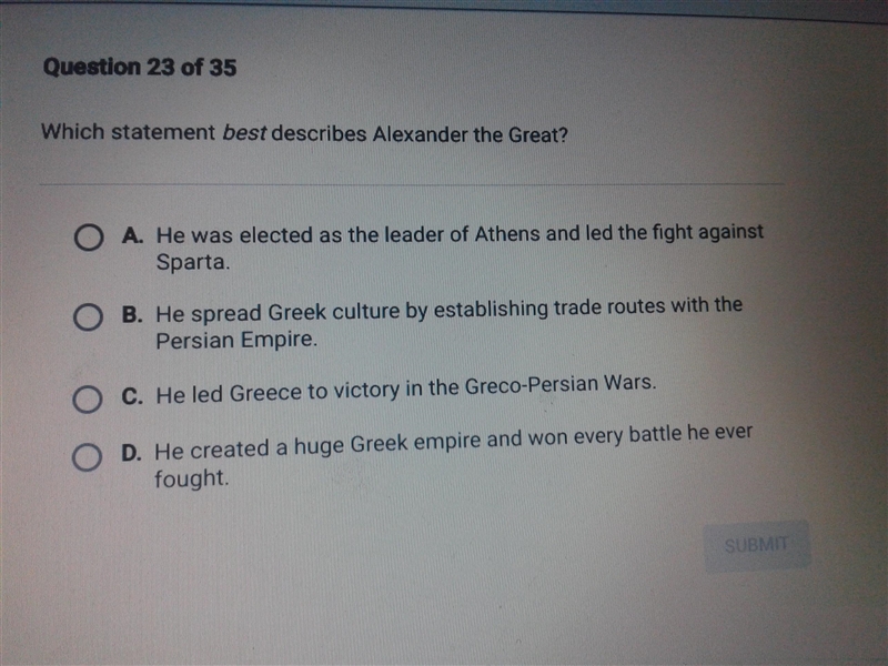 Which statement best describes alexander the great-example-1