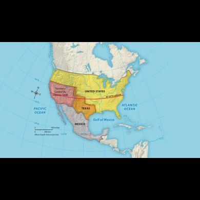 How does this map help explain the growing divide over slavery in the United States-example-1