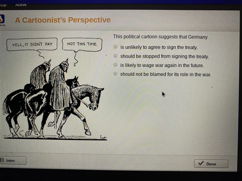 This political cartoon suggests that Germany-example-1